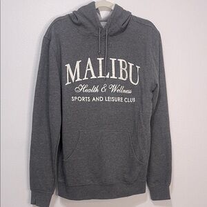 Inspired Culture Charcoal Hoodie Size Medium PTP 21”-25” NWT